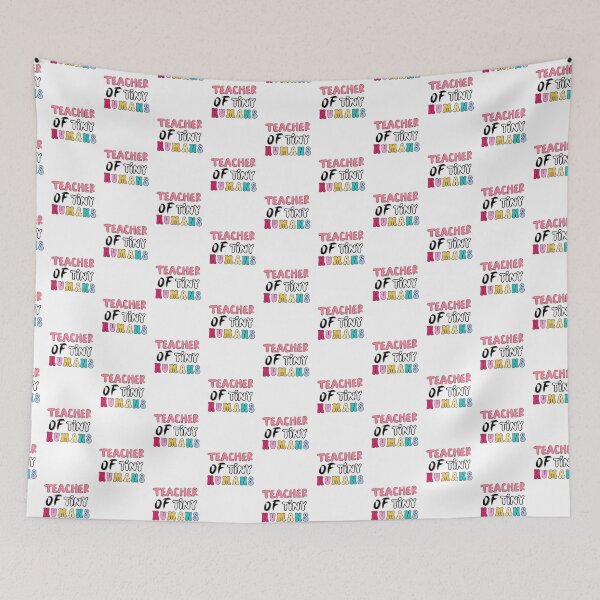 Item preview, Teacher of Tiny Humans – Cute Colorful Quote for Educators designed and sold by LifeArt24.