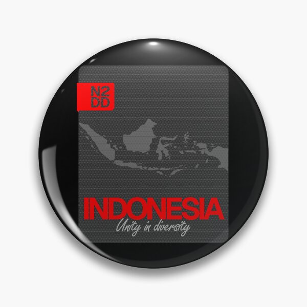 Item preview, Eslogan de Indonesia y el país - N2DD designed and sold by Evilcraft Designs.