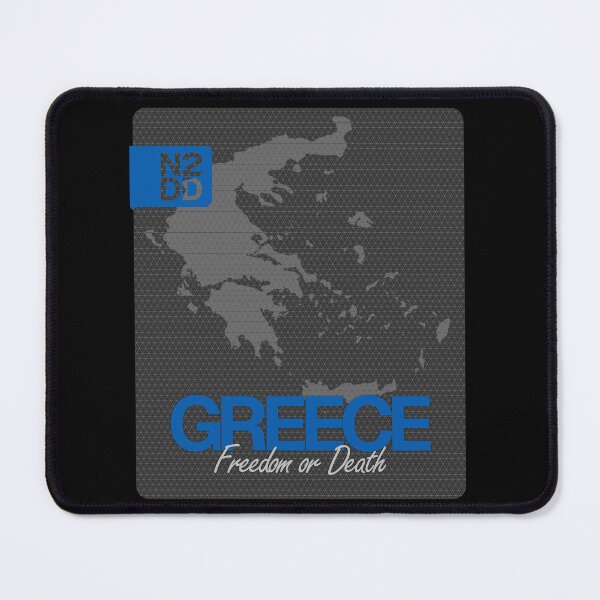 Item preview, Greece & Country Slogan - N2DD designed and sold by Evilcraft Designs.