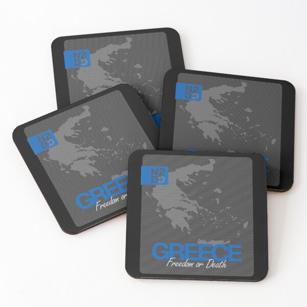 Item preview, Greece & Country Slogan - N2DD designed and sold by Evilcraft Designs.