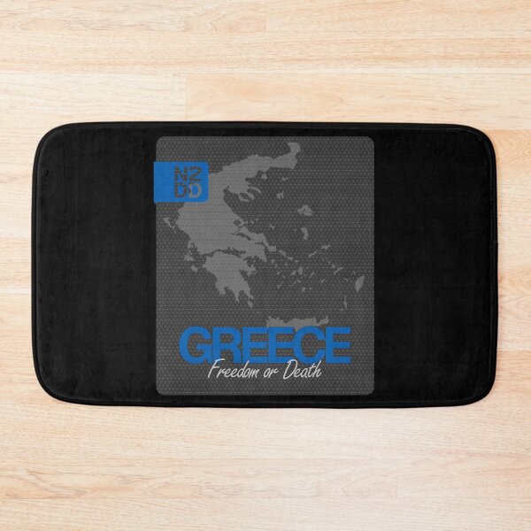 Item preview, Greece & Country Slogan - N2DD designed and sold by Evilcraft Designs.
