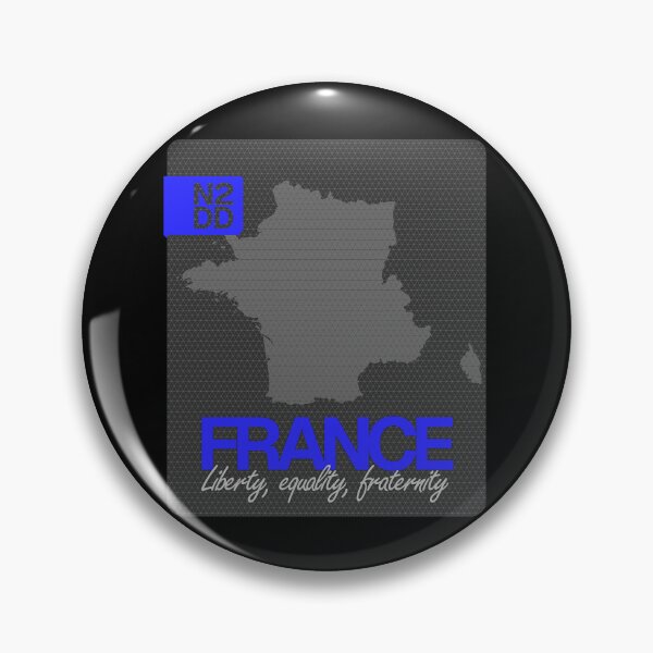 Artikelvorschau, Frankreich & Länderslogan - N2DD entworfen und verkauft von Evilcraft Designs.