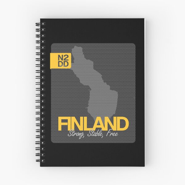 Item preview, Eslogan de Finlandia y el país - N2DD designed and sold by Evilcraft Designs.