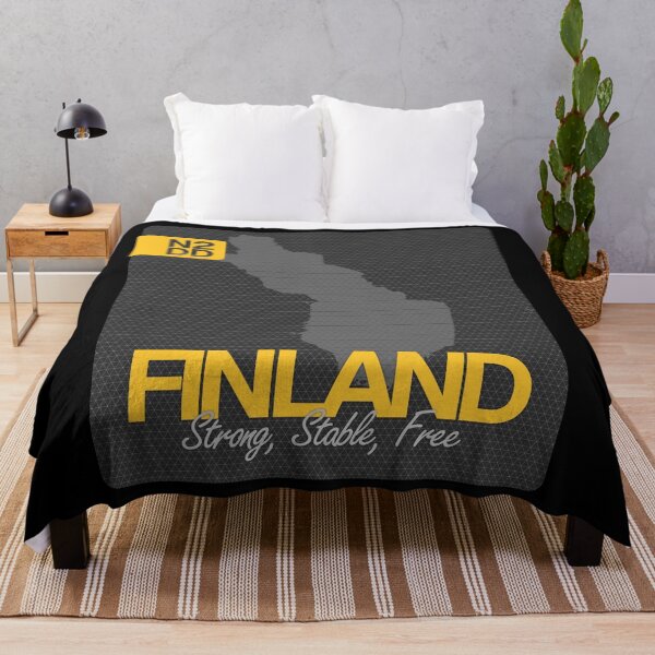 Item preview, Eslogan de Finlandia y el país - N2DD designed and sold by Evilcraft Designs.