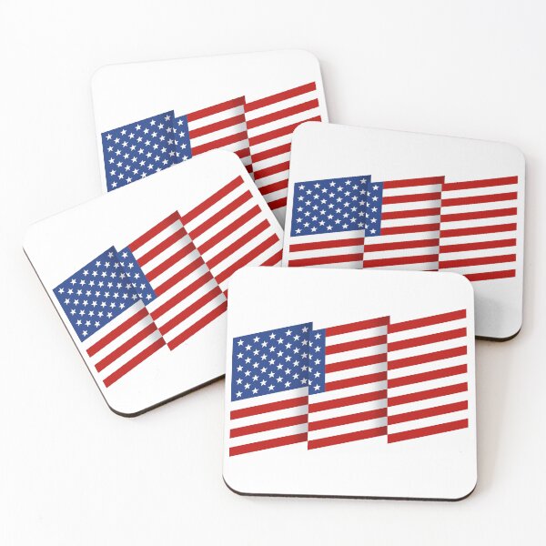 Item preview, USA geometric flag designed and sold by di-Vera-Rosati.