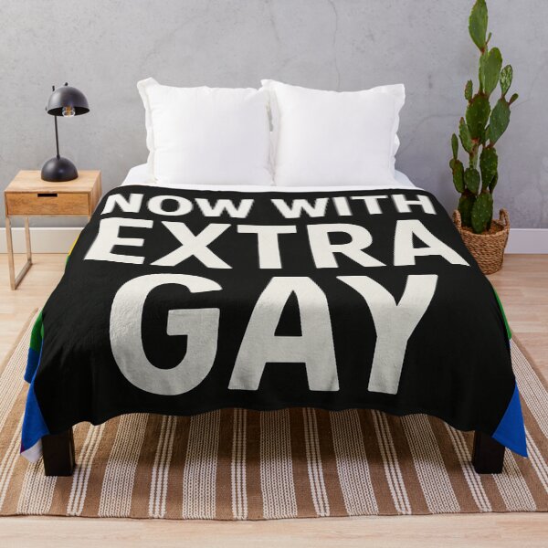 Item preview, Now With Extra Gay: Pride designed and sold by Owcomm.