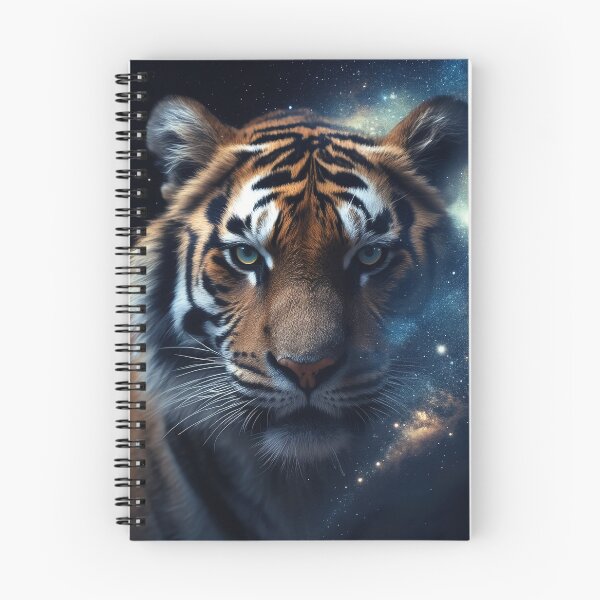 Item preview, Cosmic Tiger – Photorealistic Tiger Merging with Galaxy designed and sold by ArtiQreate.