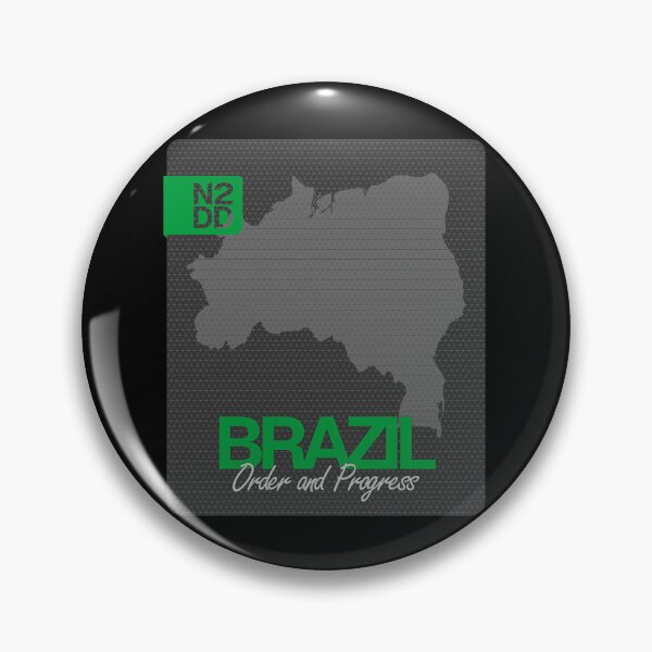 Item preview, Brazil & Country Slogan - N2DD designed and sold by Evilcraft Designs.