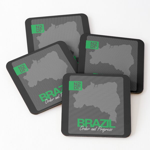 Item preview, Brazil & Country Slogan - N2DD designed and sold by Evilcraft Designs.