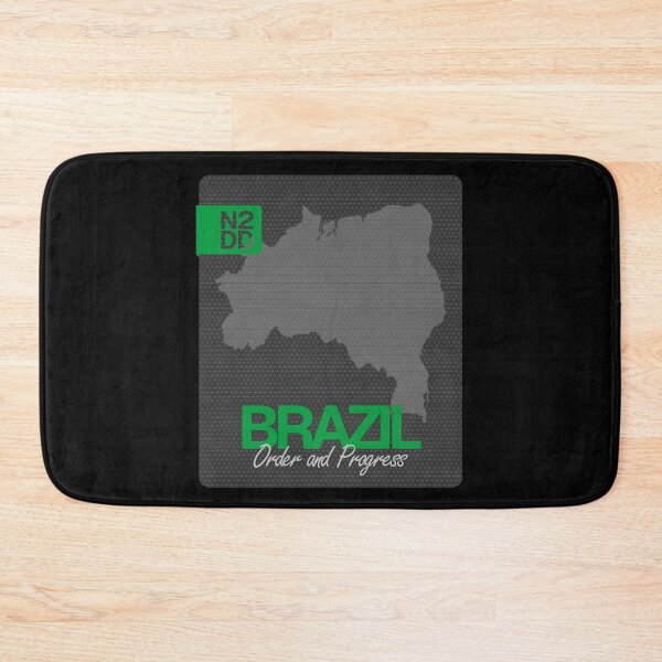 Item preview, Brazil & Country Slogan - N2DD designed and sold by Evilcraft Designs.
