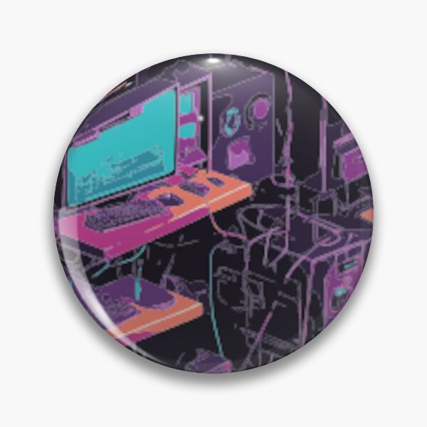 Item preview, Neon Command Center – Retro Tech Overload designed and sold by LuxuryApparels.