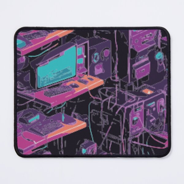 Item preview, Neon Command Center – Retro Tech Overload designed and sold by LuxuryApparels.