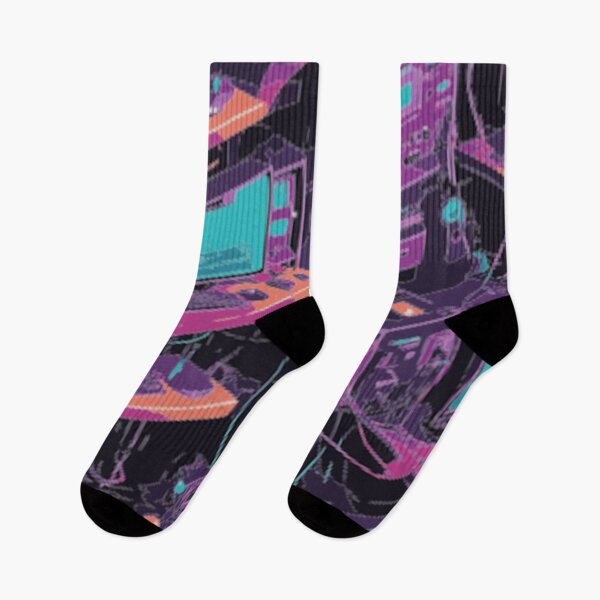 Item preview, Neon Command Center – Retro Tech Overload designed and sold by LuxuryApparels.