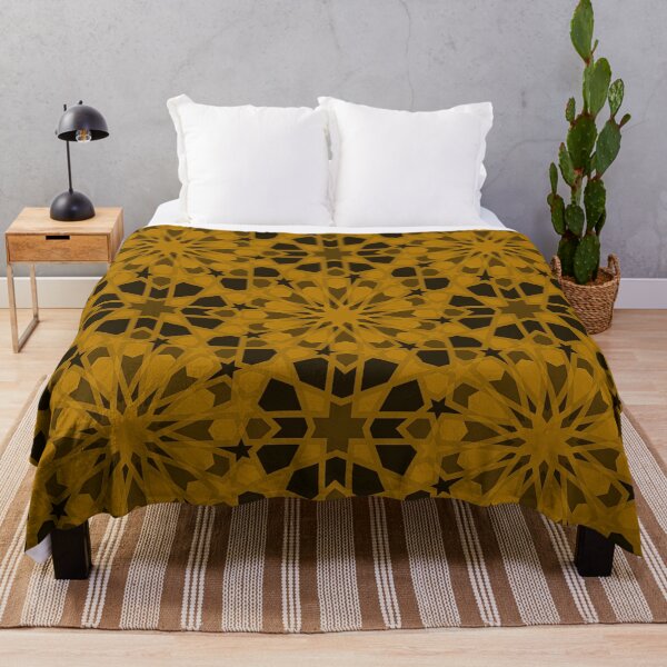 Item preview, Elegant Gold Islamic Arabesque Pattern designed and sold by Tarjiart.