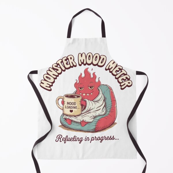 Item preview, Monster Mood Meter – Kawaii Coffee Lover Tee designed and sold by ARTReMi.