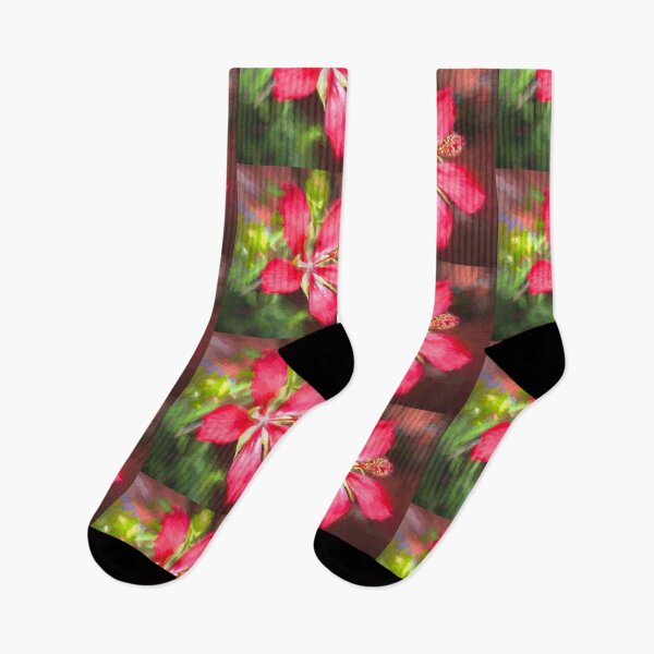 Item preview, Star of Texas Swamp Hibiscus Bloom X111 designed and sold by RichFrancoCars.