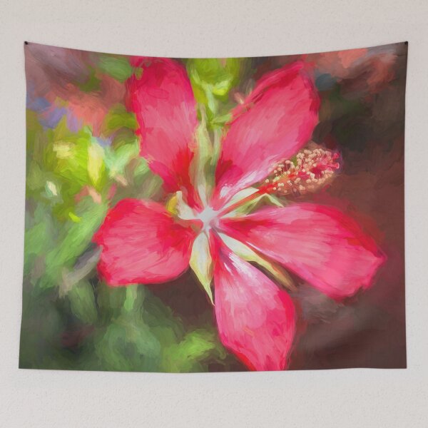 Item preview, Star of Texas Swamp Hibiscus Bloom X111 designed and sold by RichFrancoCars.