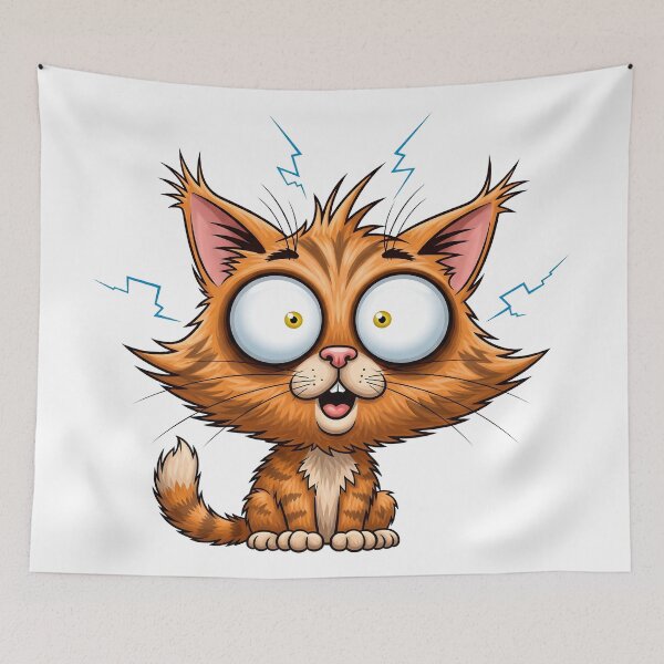 Item preview, Cat Under Voltage designed and sold by Sopilka.