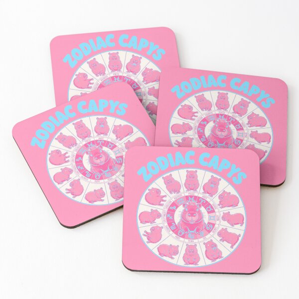 Item preview, Capybara Zodiac Wheel – Astrology's Chillest Stars designed and sold by MonkiFlipp.
