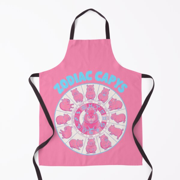Item preview, Capybara Zodiac Wheel – Astrology's Chillest Stars designed and sold by MonkiFlipp.