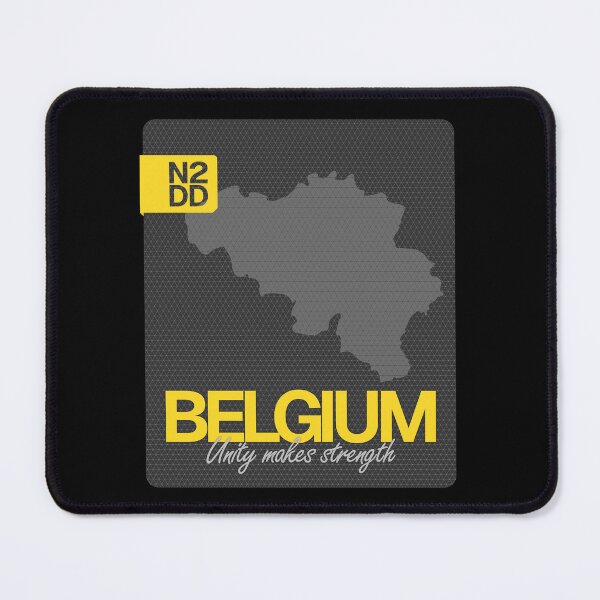Item preview, Belgium & Country Slogan - N2DD designed and sold by Evilcraft Designs.
