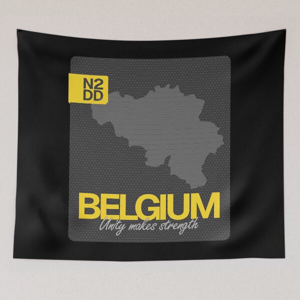 Item preview, Belgium & Country Slogan - N2DD designed and sold by Evilcraft Designs.