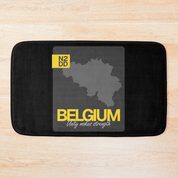 Item preview, Belgium & Country Slogan - N2DD designed and sold by Evilcraft Designs.
