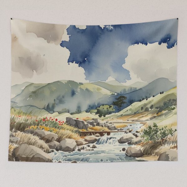 Item preview,  Belstore Tor & the east oakmont3（watercolour + AI） designed and sold by artsmeow.