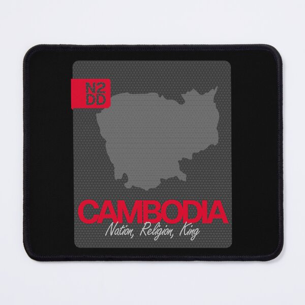 Item preview, Cambodia & Country Slogan - N2DD designed and sold by Evilcraft Designs.