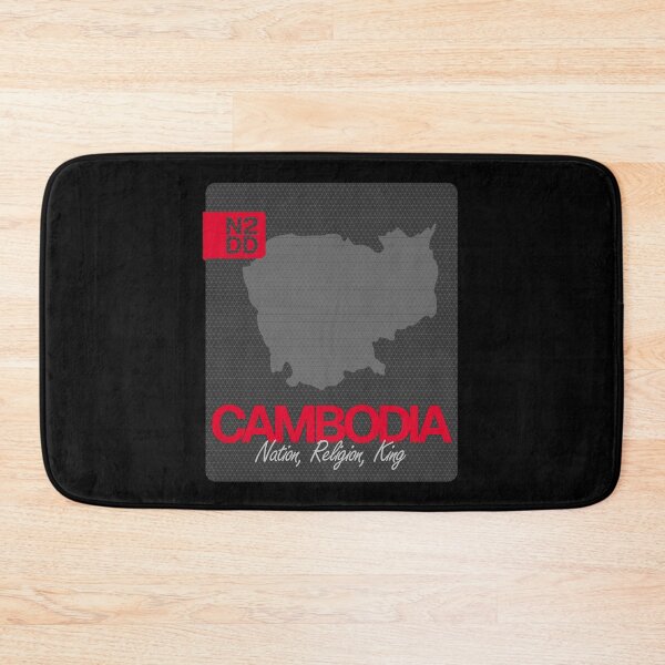 Item preview, Cambodia & Country Slogan - N2DD designed and sold by Evilcraft Designs.
