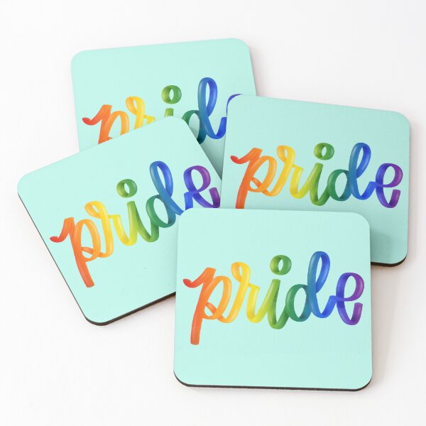 Item preview, Whimsical Rainbow Cursive Pride Design designed and sold by Solidarityandco.