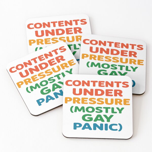 Item preview, Contents Under Pressure (Mostly Gay Panic) designed and sold by Owcomm.