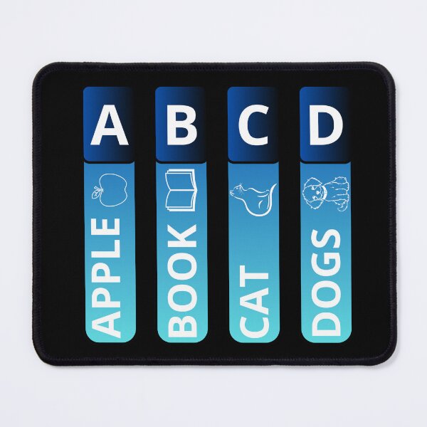 Item preview, A B C D word designed and sold by 4Dart.