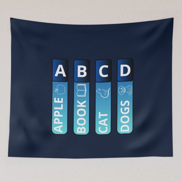 Item preview, A B C D word  designed and sold by 4Dart.