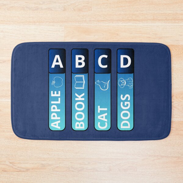Item preview, A B C D word  designed and sold by 4Dart.