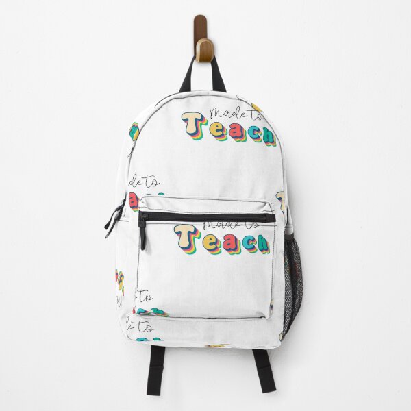 Item preview, Made to Teach – Retro Rainbow Teacher designed and sold by LifeArt24.