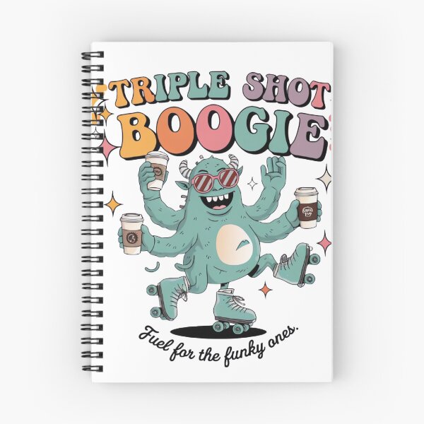 Item preview, Triple Shot Boogie – Funky Coffee Monster Tee designed and sold by ARTReMi.