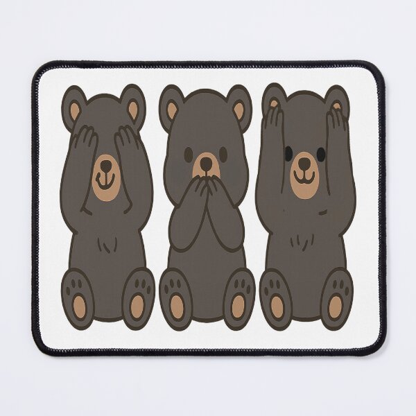 Item preview, speak no evil, see no evil, hear no evil.Three Bears designed and sold by JamesDunican.