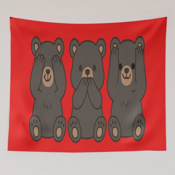 Item preview, speak no evil, see no evil, hear no evil.Three Bears designed and sold by JamesDunican.
