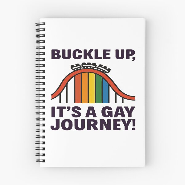 Item preview, Buckle Up, It's a Gay Journey! Rainbow Rollercoaster designed and sold by Owcomm.