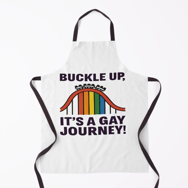 Item preview, Buckle Up, It's a Gay Journey! Rainbow Rollercoaster designed and sold by Owcomm.