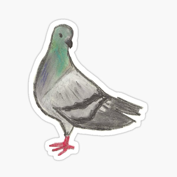 Item preview, Pigeon designed and sold by unicornlasercat.