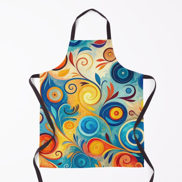 Item preview, Whimsical Swirls Pattern designed and sold by ArtFactoryAI.