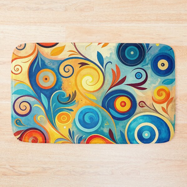 Item preview, Whimsical Swirls Pattern designed and sold by ArtFactoryAI.