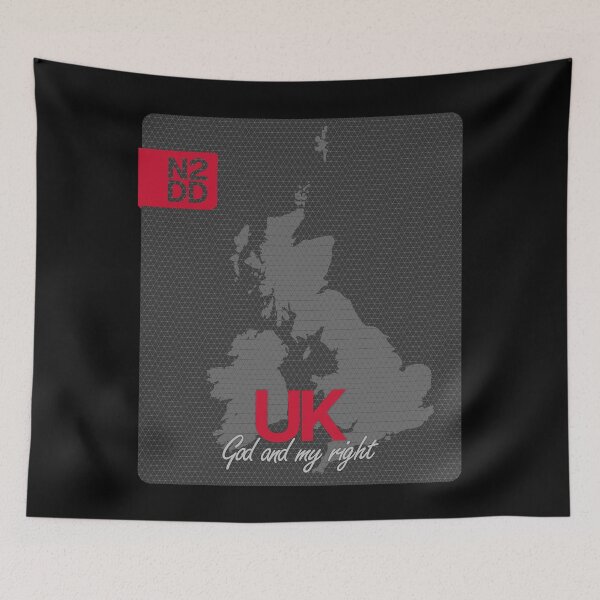 Item preview, United Kingdom & Country Slogan - N2DD designed and sold by Evilcraft Designs.