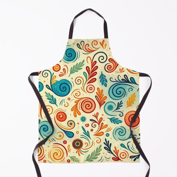 Item preview, Whimsical Swirls Pattern designed and sold by ArtFactoryAI.