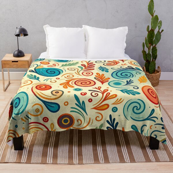 Item preview, Whimsical Swirls Pattern designed and sold by ArtFactoryAI.