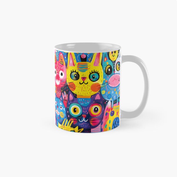Item preview, Vibrant Neon Cat Faces Digital Art - Colorful Pop Art Cats Collection designed and sold by AnnDesignStudio.