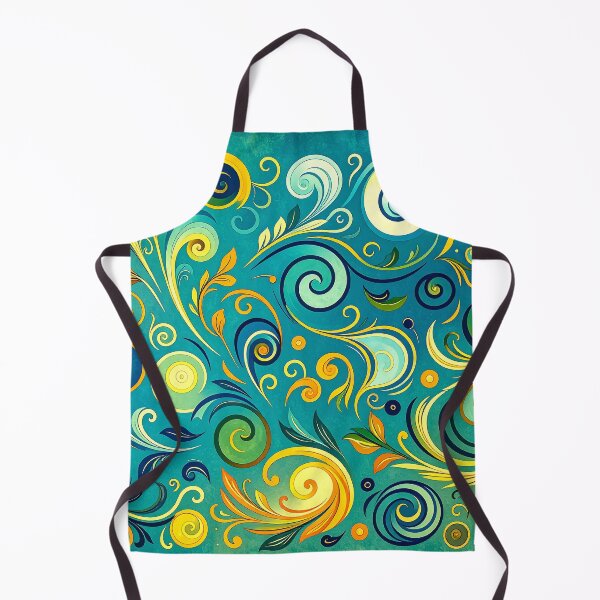 Item preview, Whimsical Swirls Pattern designed and sold by ArtFactoryAI.