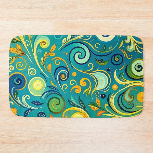 Item preview, Whimsical Swirls Pattern designed and sold by ArtFactoryAI.